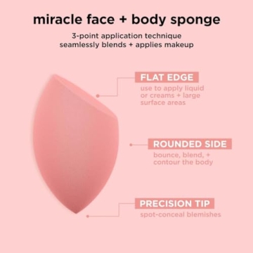 Miracle Face & Body Sponge for Flawless Makeup Finish