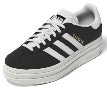 Adidas Women’s Gazelle Bold Black White Sneakers - Size 8.5 - Classic Comfort and Style