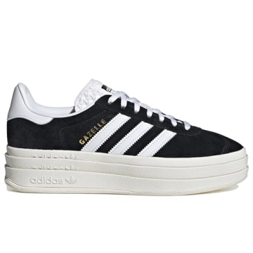 Adidas Women's Gazelle Bold Black White Size 8.5 - Stylish Comfort