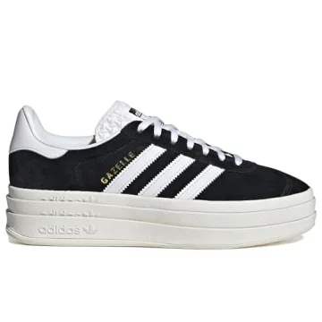 Adidas Women's Gazelle Bold Black White Size 8.5 - Stylish Comfort