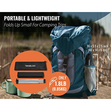 TREKOLOGY Lightweight Portable Camping Table