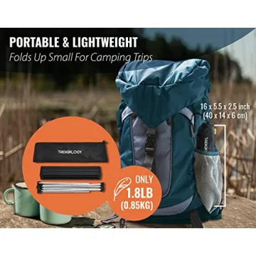 TREKOLOGY Lightweight Portable Camping Table