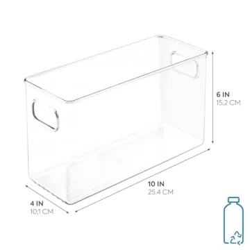 iDesign BPA-Free Kitchen Organizer Bin for Food Storage