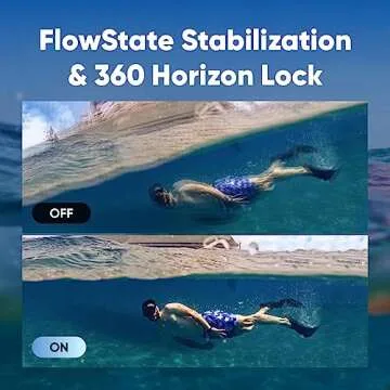 Insta360 X3 - Dive Kit (Original Version) - Waterproof 360 Action Camera with 1/2" 48MP Sensor, 5.7K 360 Video, 72MP 360 Photo, 4K Single-Lens Mode, X3 Dive Case, Floating Hand Grip and 128GB SD Card