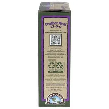 Down To Earth Organic Feather Meal Fertilizer 12-0-0 | 4 lb