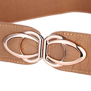 Beltox Plus Size Women’s Fashion Elastic Stretch Belts