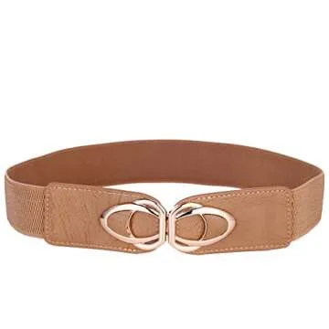 Beltox Plus Size Women’s Fashion Elastic Stretch Belts