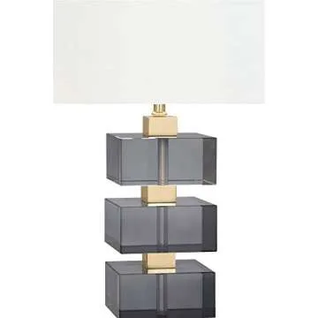 Robert Abbey Monaco Table Lamp - Elegant Brass & Crystal Design
