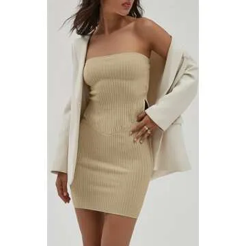 CHYRII Women's Summer Two Piece Skirt Set for Stylish Outings