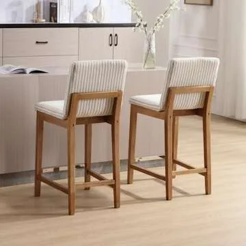 Stylish DM Furniture Counter Height Bar Stools Set of 4