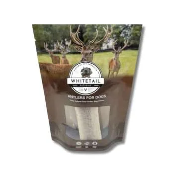 WhiteTail Naturals Elk Antlers for Large Dogs - 3 Pack