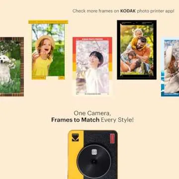 KODAK Mini Shot 3 Retro 4PASS 2-in-1 Instant Digital Camera and Photo Printer (3x3 inches)