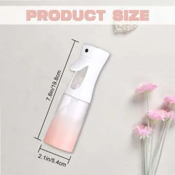 Hounahha Ultra Fine Mist Spray Bottle - Pink 6.87 oz