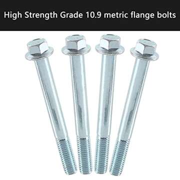 GSTP 12pc Engine Stand Bolt Kit Stand Bolt Flange Compatible with LSX LS LS1 4.8L 5.3L 6.0L 6.2L LR4...