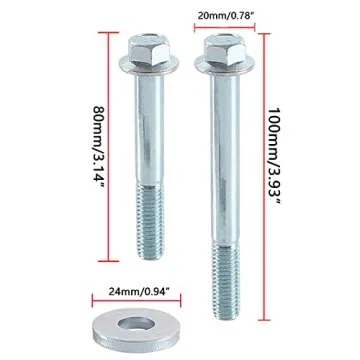 GSTP 12pc Engine Stand Bolt Kit Stand Bolt Flange Compatible with LSX LS LS1 4.8L 5.3L 6.0L 6.2L LR4 LQ4 LS6 LQ9 L33 LS2 LH6 L92 L76 LY2 LY5 LY6 LC9 LFA LH8 LMG