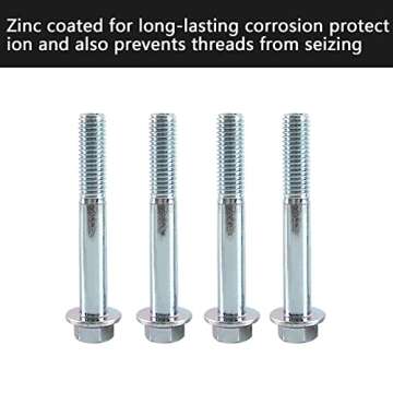 GSTP 12pc Engine Stand Bolt Kit Stand Bolt Flange Compatible with LSX LS LS1 4.8L 5.3L 6.0L 6.2L LR4 LQ4 LS6 LQ9 L33 LS2 LH6 L92 L76 LY2 LY5 LY6 LC9 LFA LH8 LMG