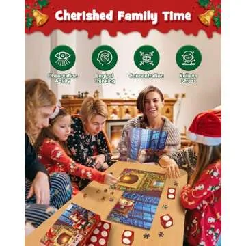 D-FantiX Christmas Puzzle Advent Calendar for All Ages