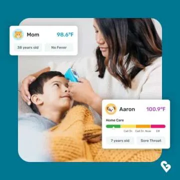 Kinsa QuickScan Smart Thermometer for All Ages - App-Connected