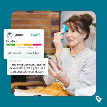 Kinsa QuickScan Smart Thermometer for All Ages - App-Connected