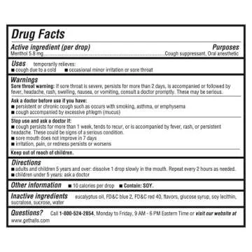 Halls Relief Cherry Cough Drops, Value Pack, 140 Drops