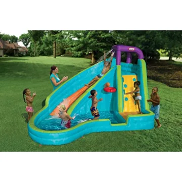 Little Tikes Slam 'n Curve Slide for Kids Summer Fun