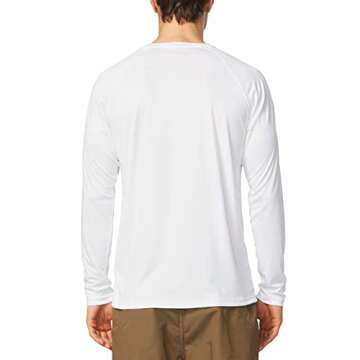 BALEAF Men's Sun Protection Shirts UV SPF T-Shirts UPF 50+ Long Sleeve Rash Guard Fishing Running 2 ...