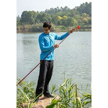 BALEAF Men's Sun Protection Shirts UV SPF T-Shirts UPF 50+ Long Sleeve Rash Guard Fishing Running 2 Pack White Size XL