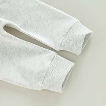 KtwHarnu Toddler Baby Boy Valentines Outfits Letter Print Long Sleeve Sweatshirt Sweatpants Set Valentine Clothes Set (Lover Boy, 12-18 Months)