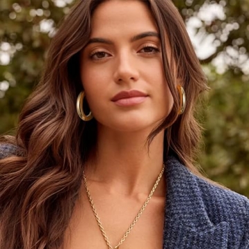 Gacimy Chunky Gold Hoop Earrings Elegant and Affordable