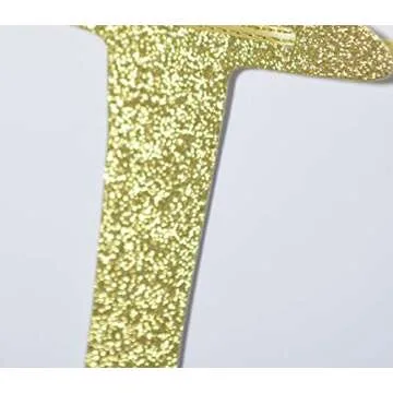 Meet the Maids Gold Glitter Banner for Bridal Shower Decor