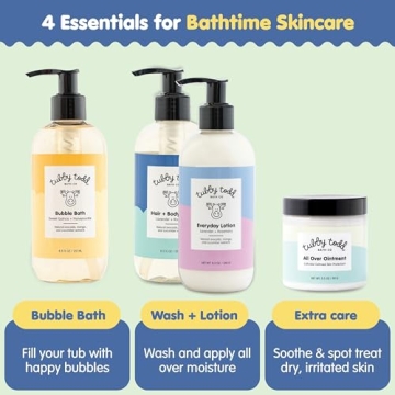 Tubby Todd Sensitive Baby Bath Kit - Soothing Skincare Essentials