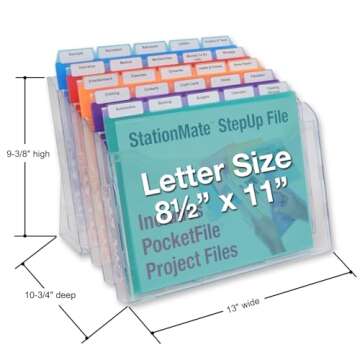 Ultimate Office StationMate Desktop Organizer for Efficient Filing
