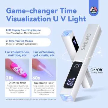 SAVILAND Handsfree LED UV Nail Lamp Kit
