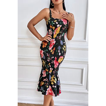PRETTYGARDEN Women's Floral Midi Dress for Summer