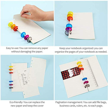 Colorful Fantasyon Binder Discs for Creative Organization