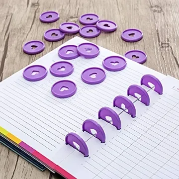 Colorful Fantasyon Binder Discs for Creative Organization