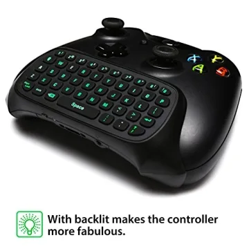 MoKo Backlight Keyboard for Xbox Controllers, Wireless Chatpad