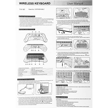 MoKo Backlight Keyboard for Xbox Controllers, Wireless Chatpad