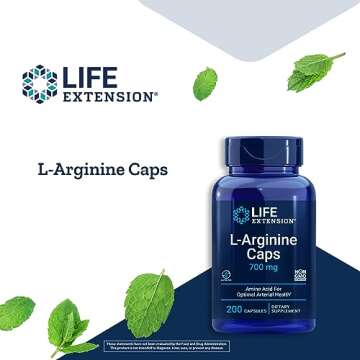 Life Extension L-Arginine Caps - Support Cardiovascular Health