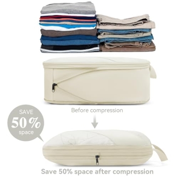 Doxerfit Compression Packing Cubes - 6 Essential Travel Organizers