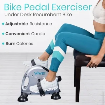 Vive Pedal Exerciser - Compact Arm and Leg Exerciser