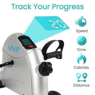Vive Pedal Exerciser - Compact Arm and Leg Exerciser