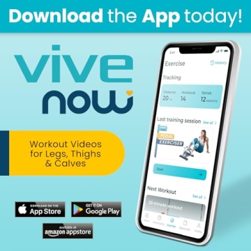 Vive Pedal Exerciser - Compact Arm and Leg Exerciser