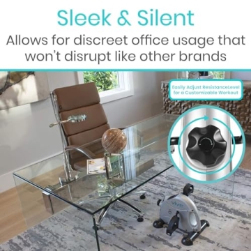 Vive Pedal Exerciser - Compact Arm and Leg Exerciser