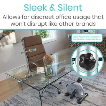 Vive Pedal Exerciser - Compact Arm and Leg Exerciser