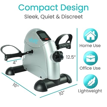 Vive Pedal Exerciser - Compact Arm and Leg Exerciser