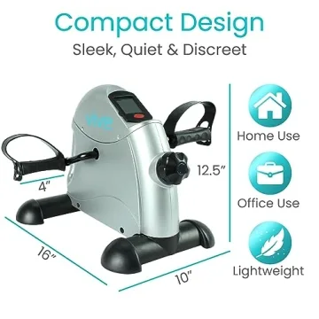 Vive Pedal Exerciser - Compact Arm and Leg Exerciser
