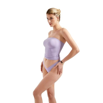 SUUKSESS Women Sexy Tube Top Casual Sleeveless Crop Top