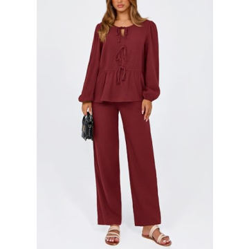 PRETTYGARDEN Women's Cozy Two Piece Loungewear Set