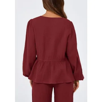 PRETTYGARDEN Women's Cozy Two Piece Loungewear Set